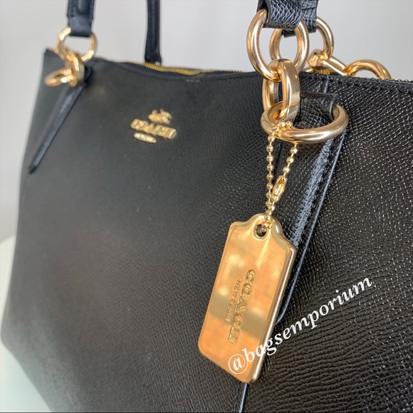 Coach Ava Black Leather Tote - Picture 9 of 10